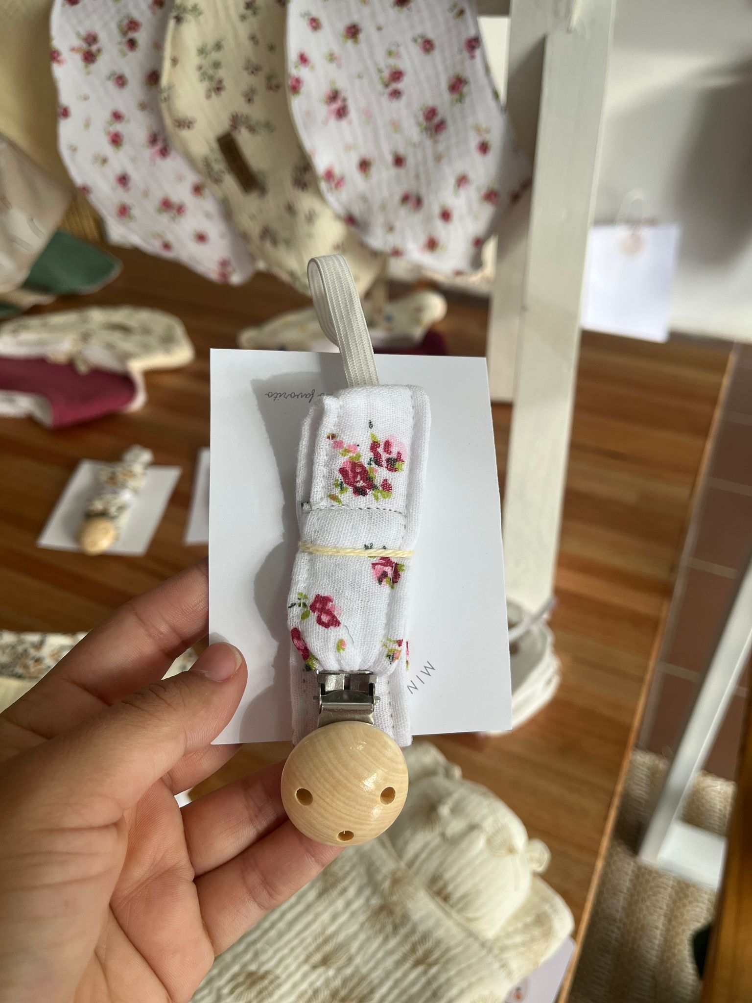 Porta Chupete Madera